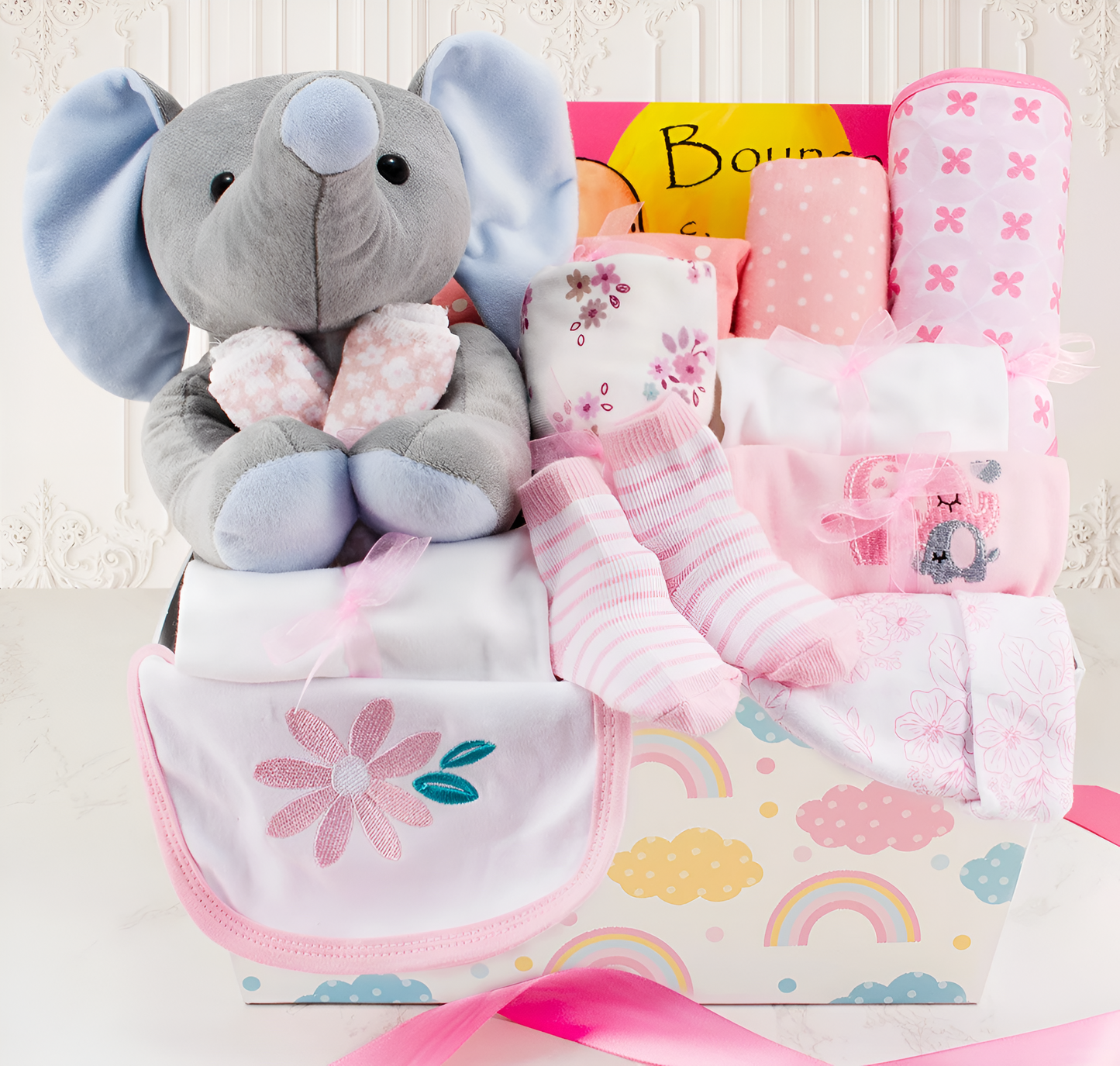 Dream Girl: Baby Girl Gift Basket