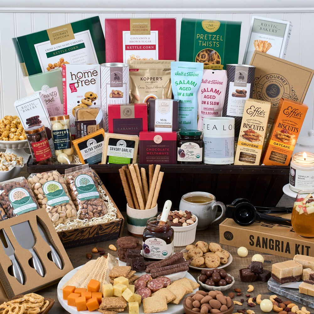 The Ultimate Gathering: Charcuterie & Gourmet Gift Basket