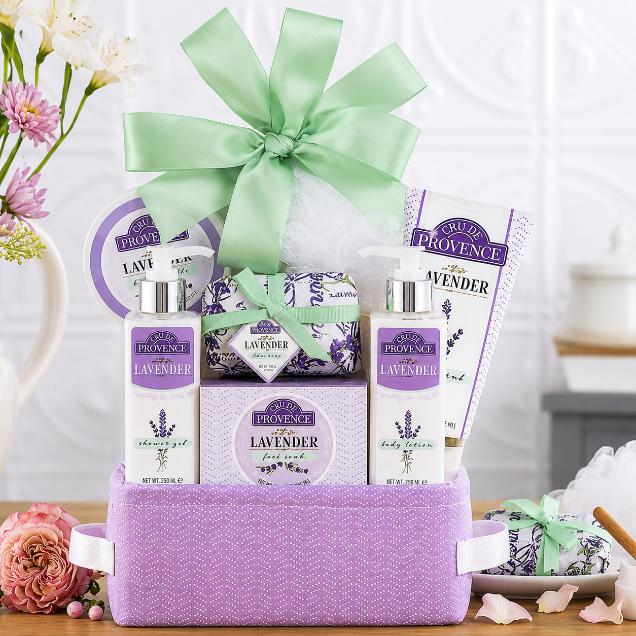 Do Not Disturb: Lavender Spa Gift Basket