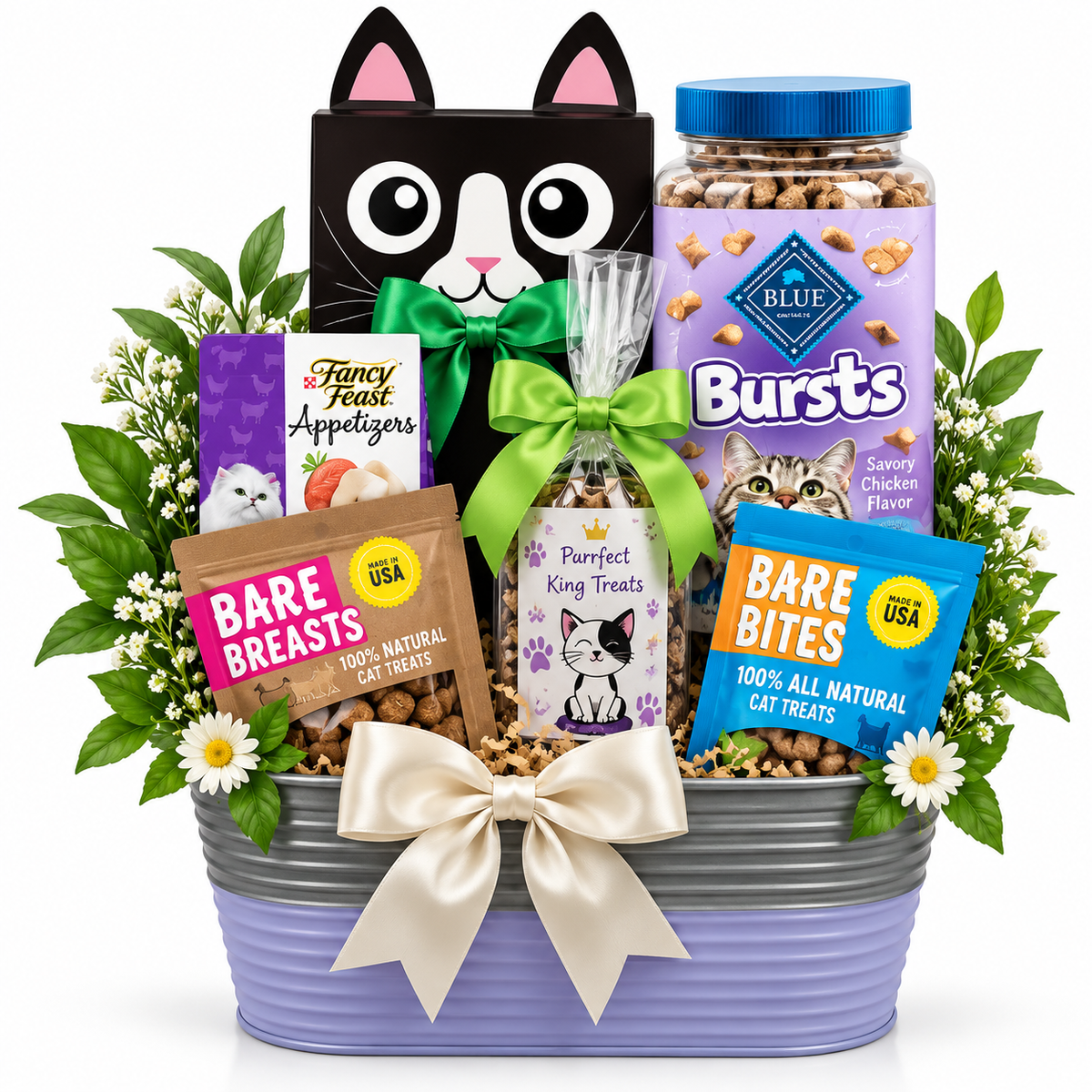 Purrfectly Spoiled: Gourmet Cat Treat Gift