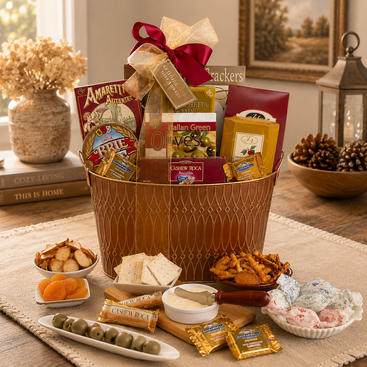 A Little Something: Gourmet Gift Basket