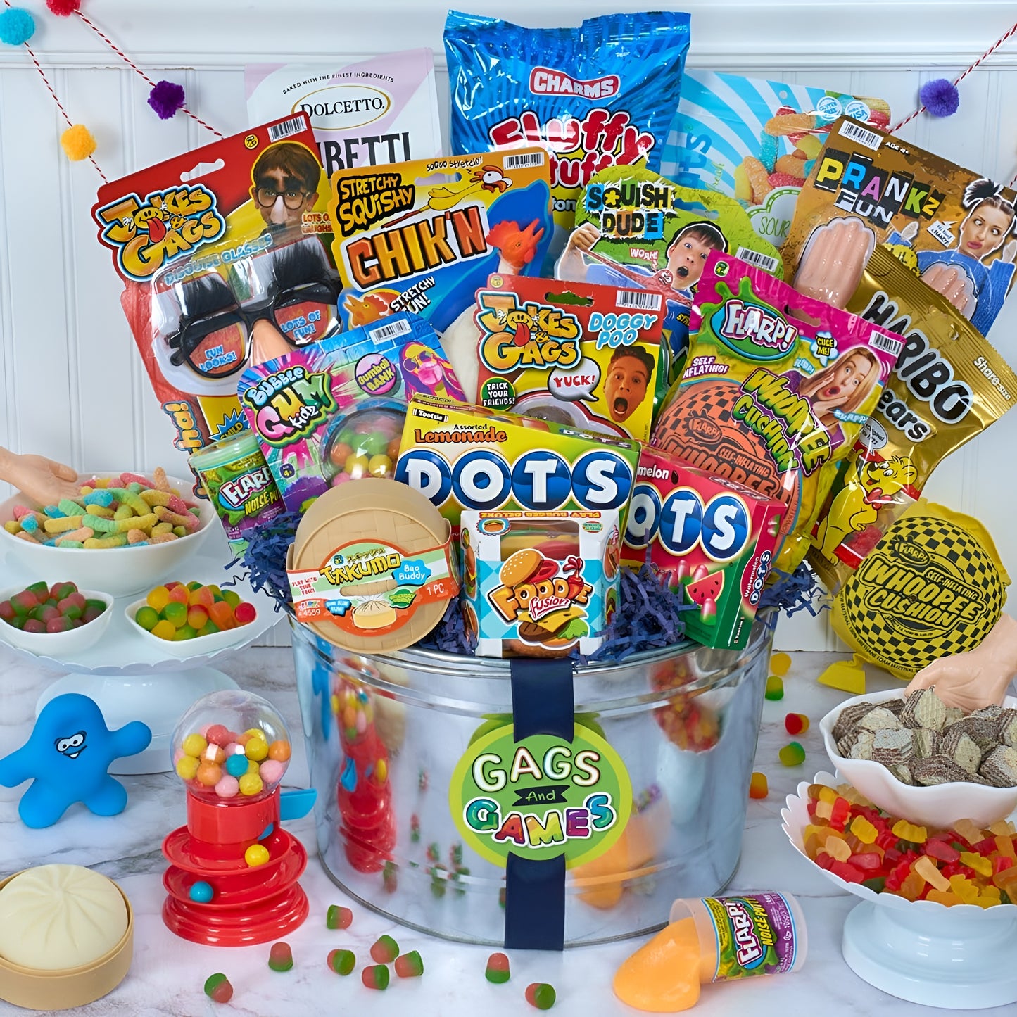 Deluxe Gags & Games Candy & Toy Bucket