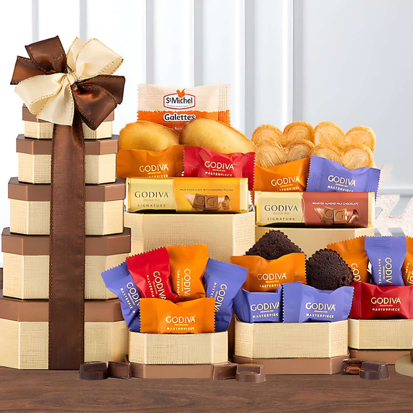 Godiva Treasures: Premium Chocolate Gift Tower