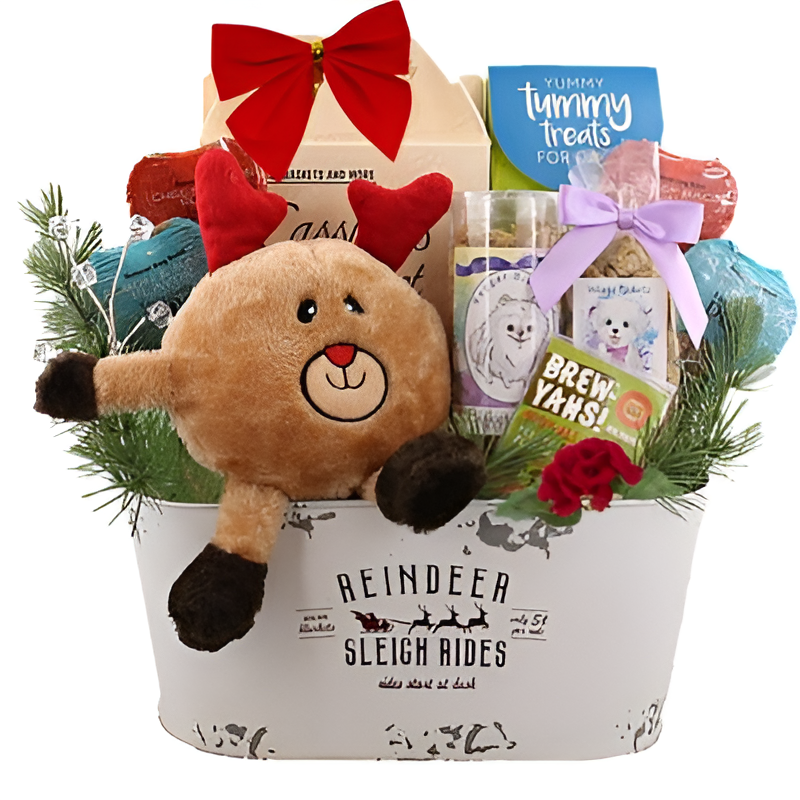 Holiday Dog & Cat Gift Baskets