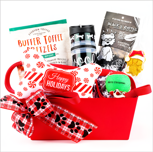 Winter Walks: Holiday Dog Gift Basket