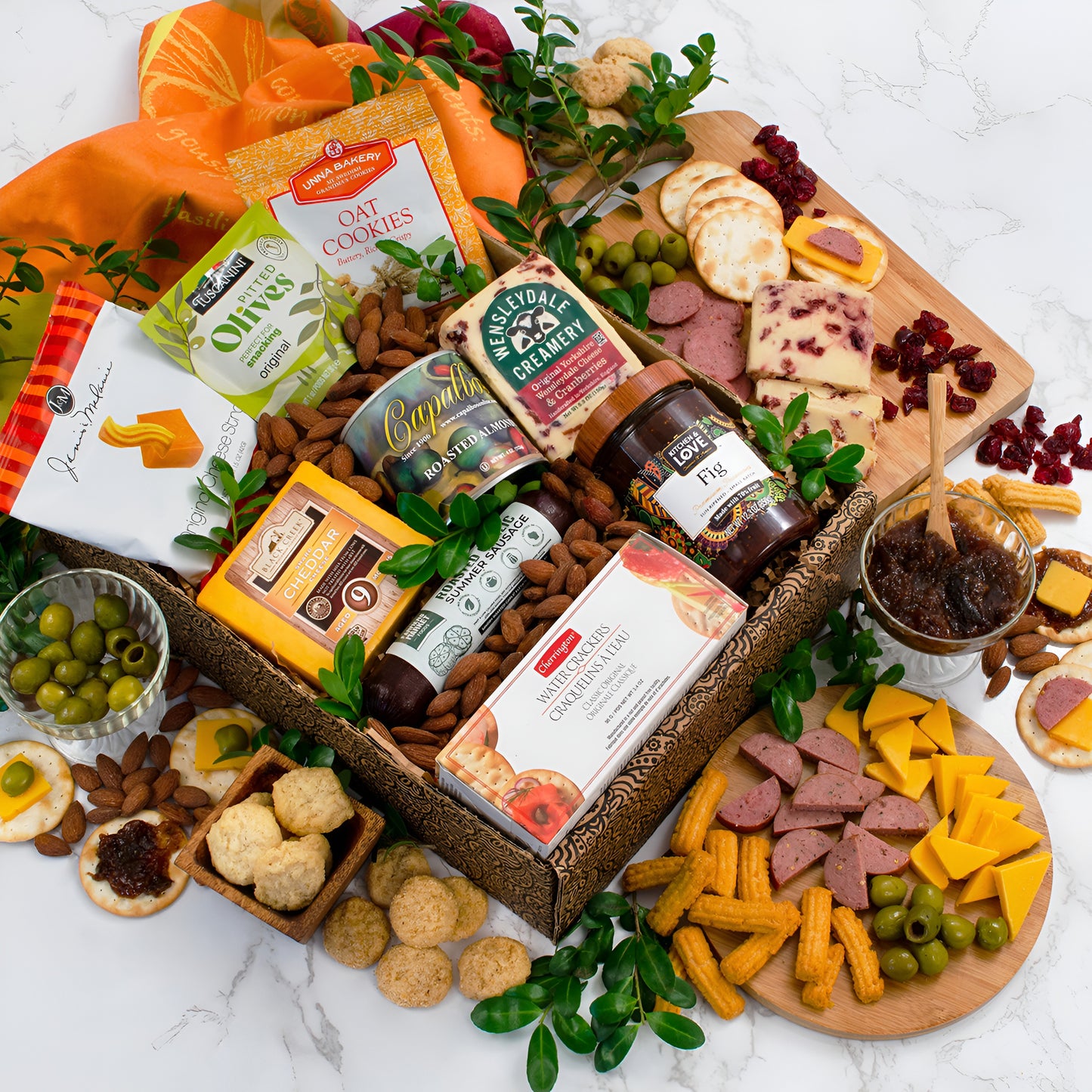 Classic Charcuterie : Gourmet Cheese Gift Box