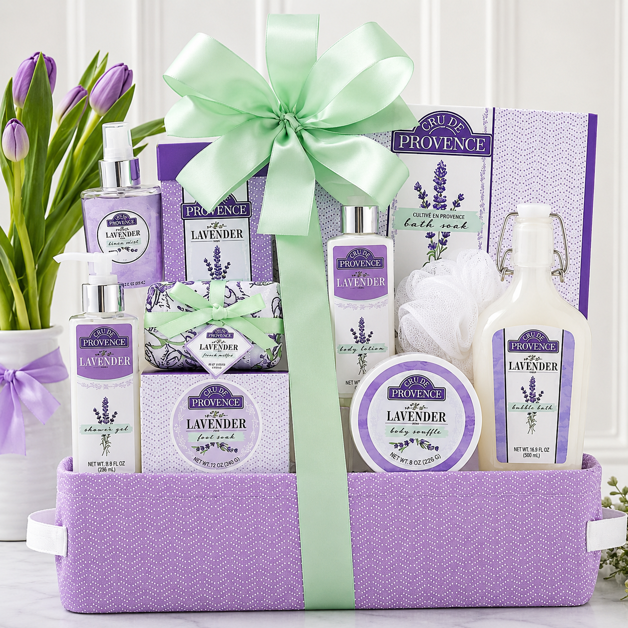 Lavender Escape: Luxury Spa Gift Basket