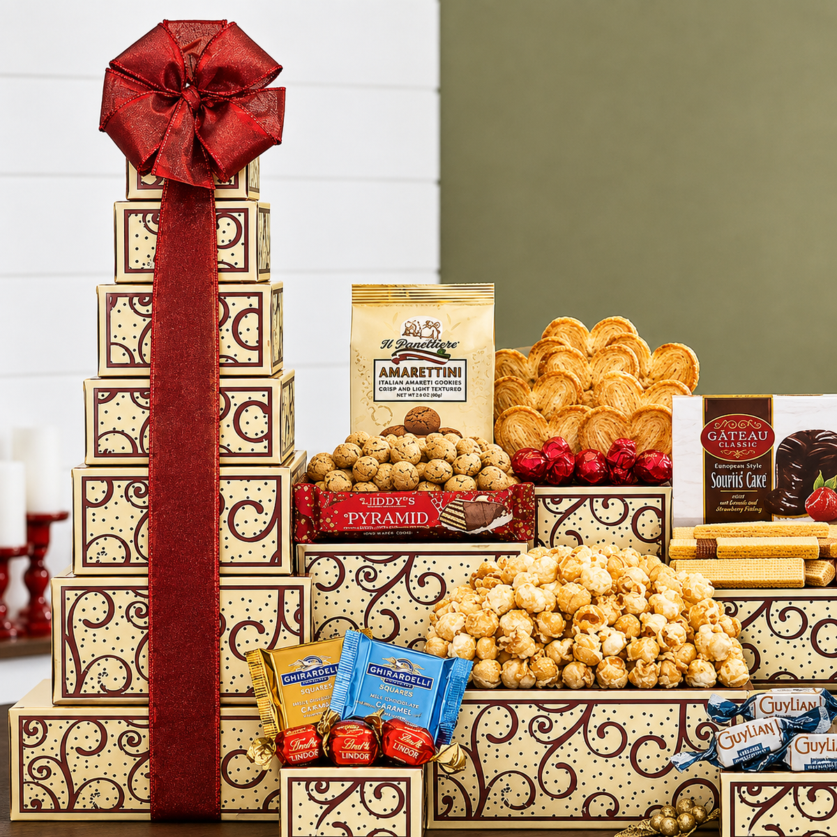 Chocolate Dreams: Gourmet Sweets Gift Tower