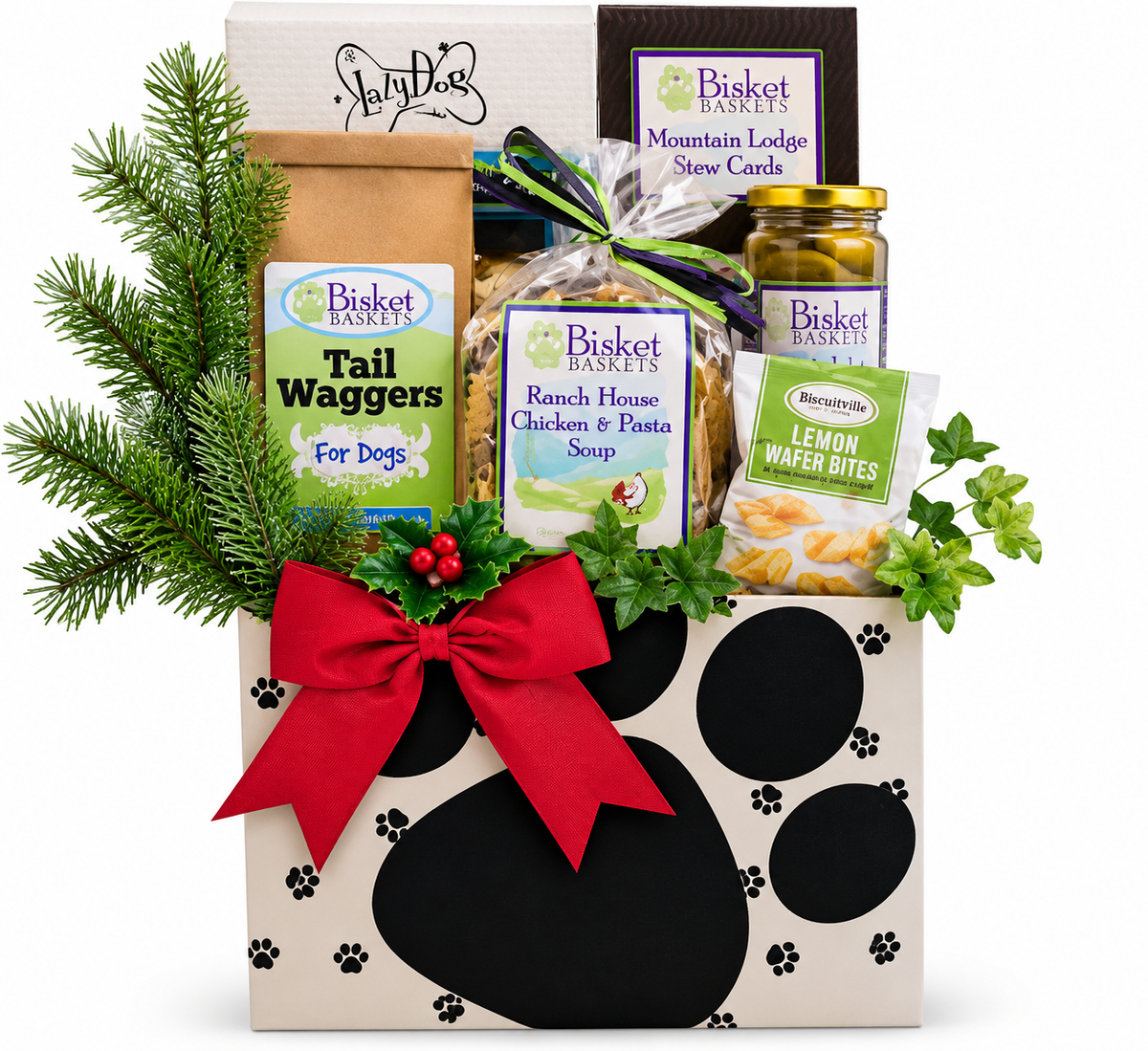 Winter Paws & Pizza Night: Dog & Owner Gift Basket
