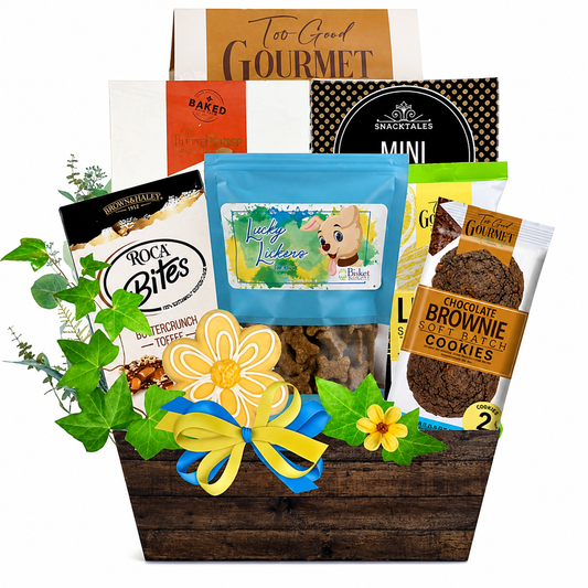 Best Buds Bites: Dog & Owner Gift Basket