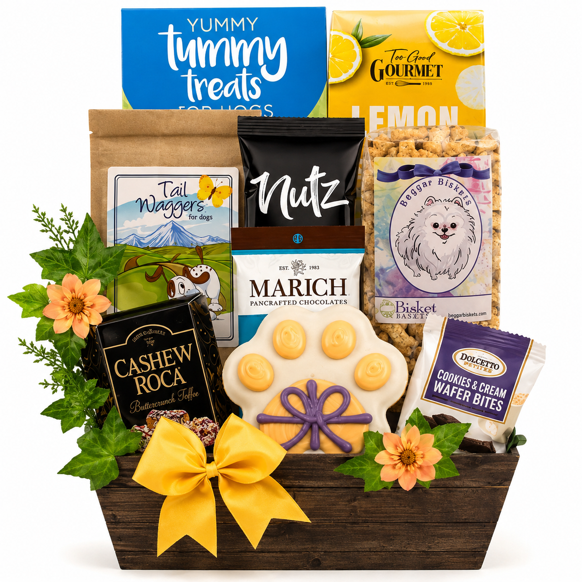 Treats Together: Dog & Owner Gourmet Gift Basket