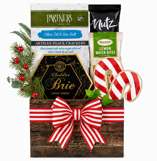 Merry Munchies & Mistletoe: Dog & Owner Holiday Gift Basket