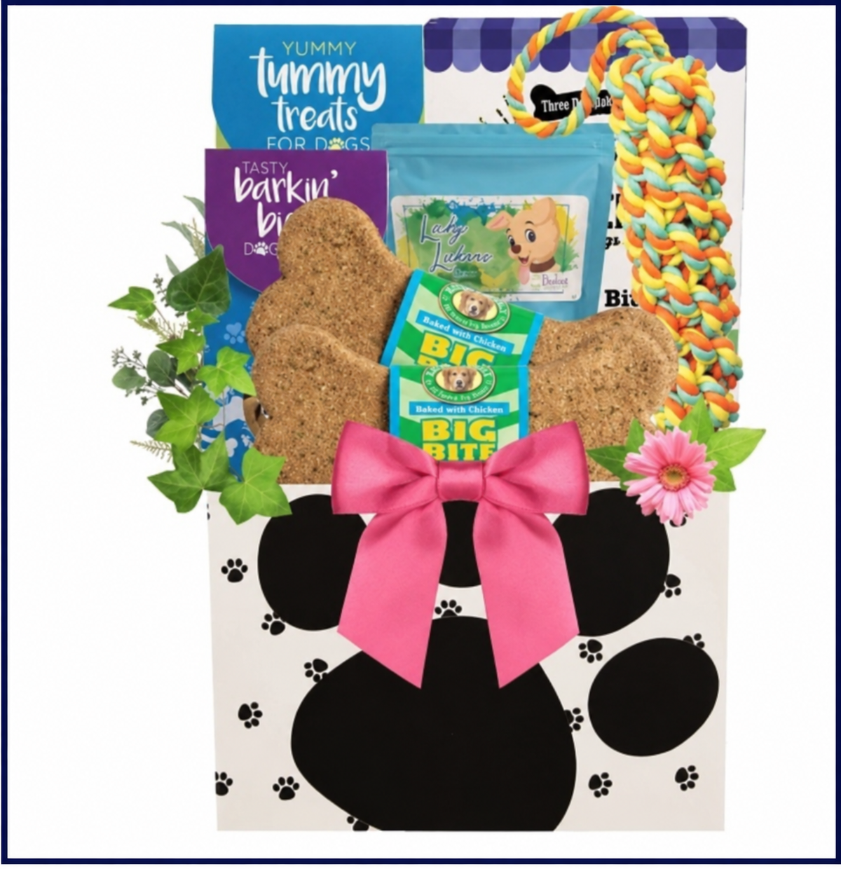 Puppy Love & Play: Valentine Dog Gift Basket