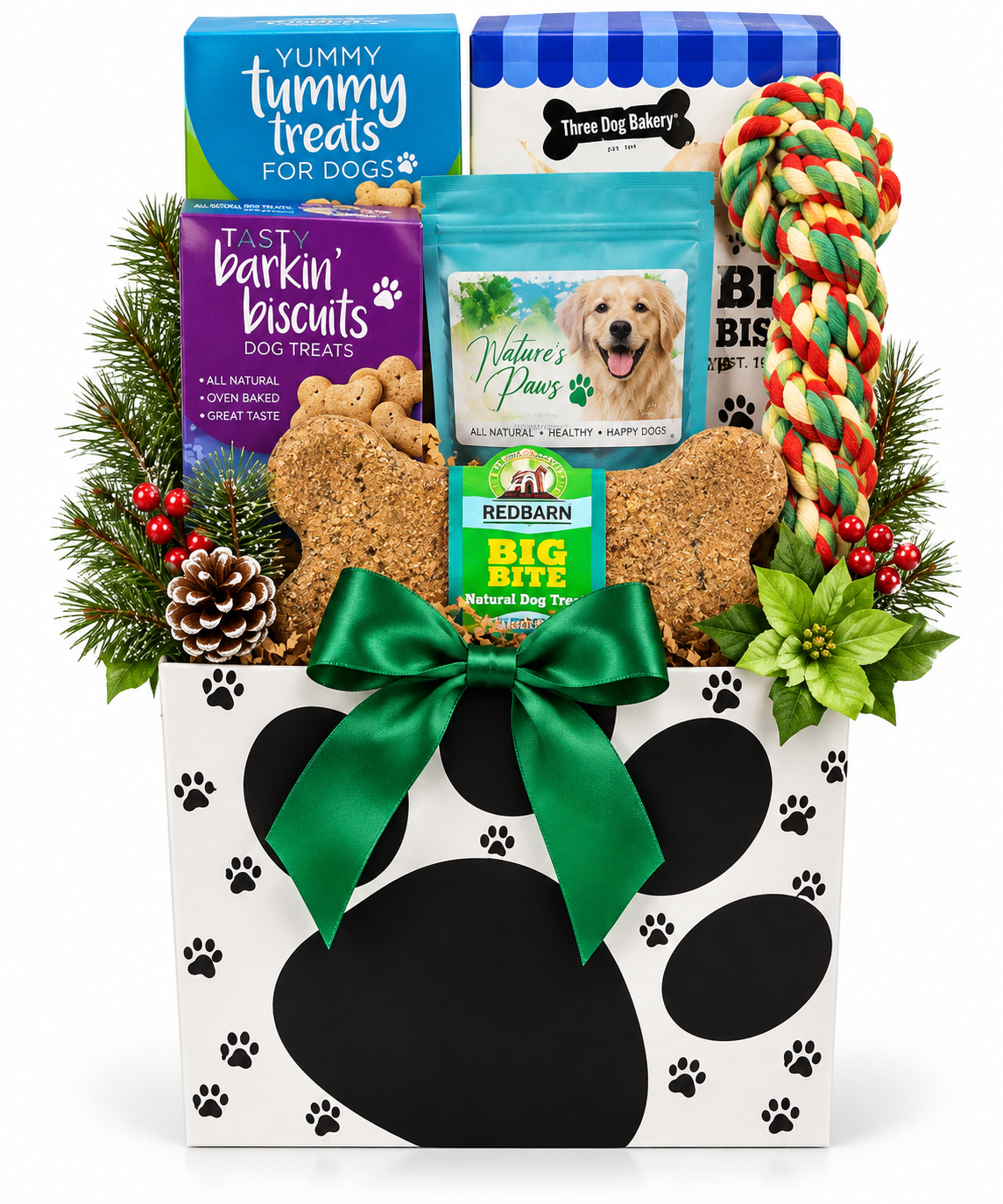 Holiday Hound Haul: Christmas Dog Treat & Toy Gift