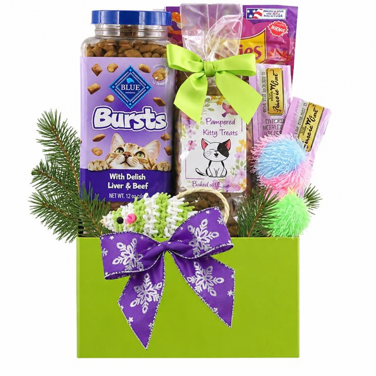 Santa Claws: Christmas Cat Treat & Toy Gift