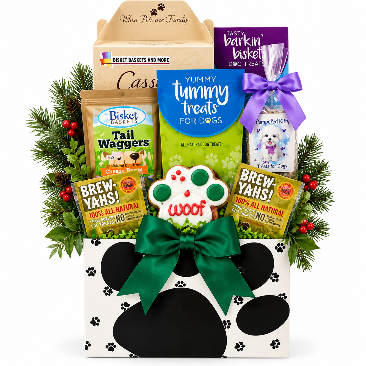 North Pole Pup Delivery: Christmas Dog Treat Gift