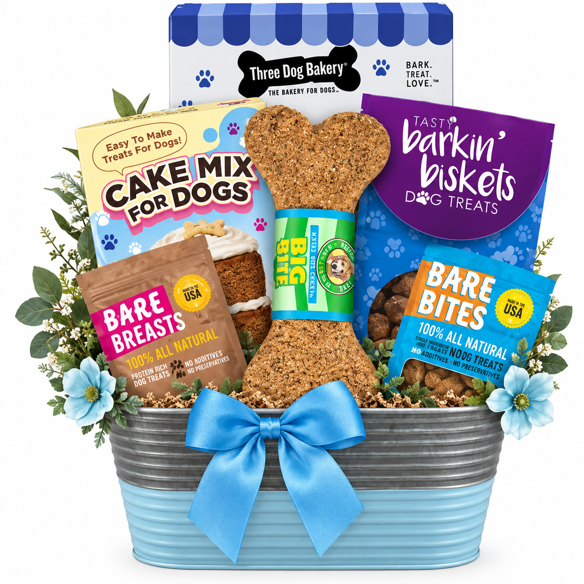 Lucky Pup Celebration: Treats & Cake Gift