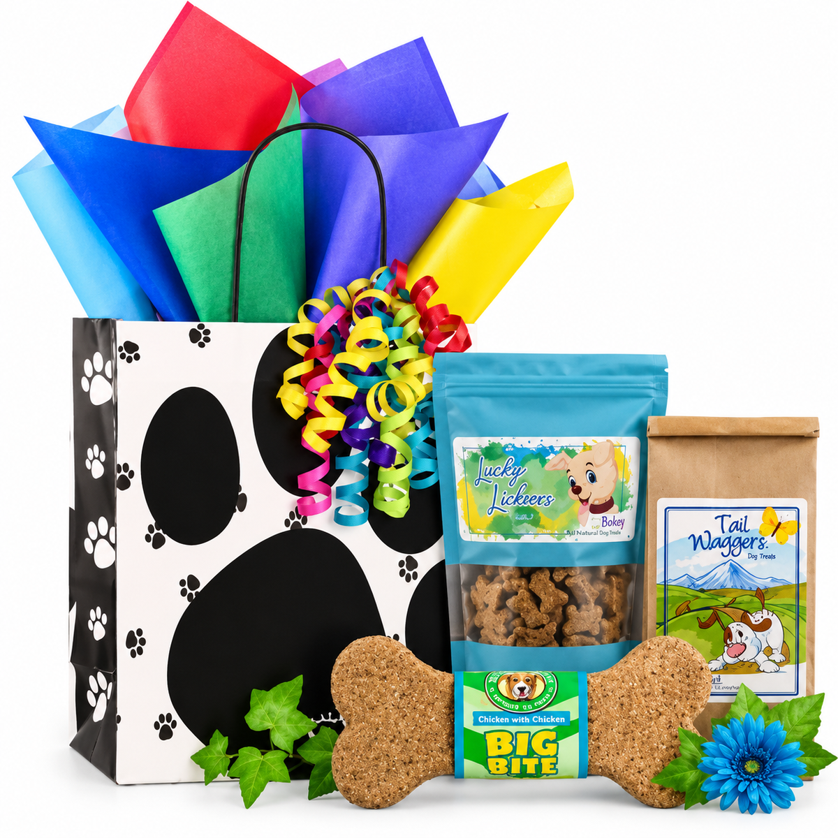 Good Dog Goodies: Treat-Filled Gift Bag