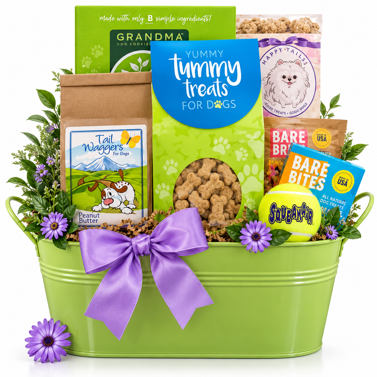 The Tail-Wagger: Dog Treat & Play Gift