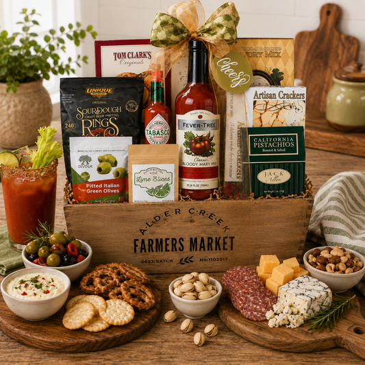 Farmers Market Bloody Mary Cocktail Gift Basket - Non-Alcoholic