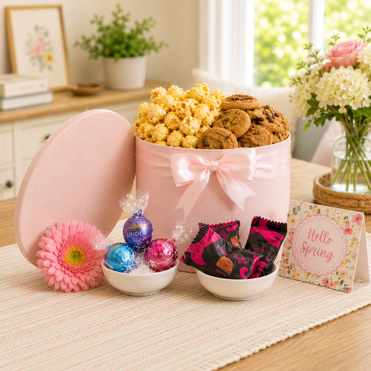 Box of Cookies and Chocolates Gift Basket