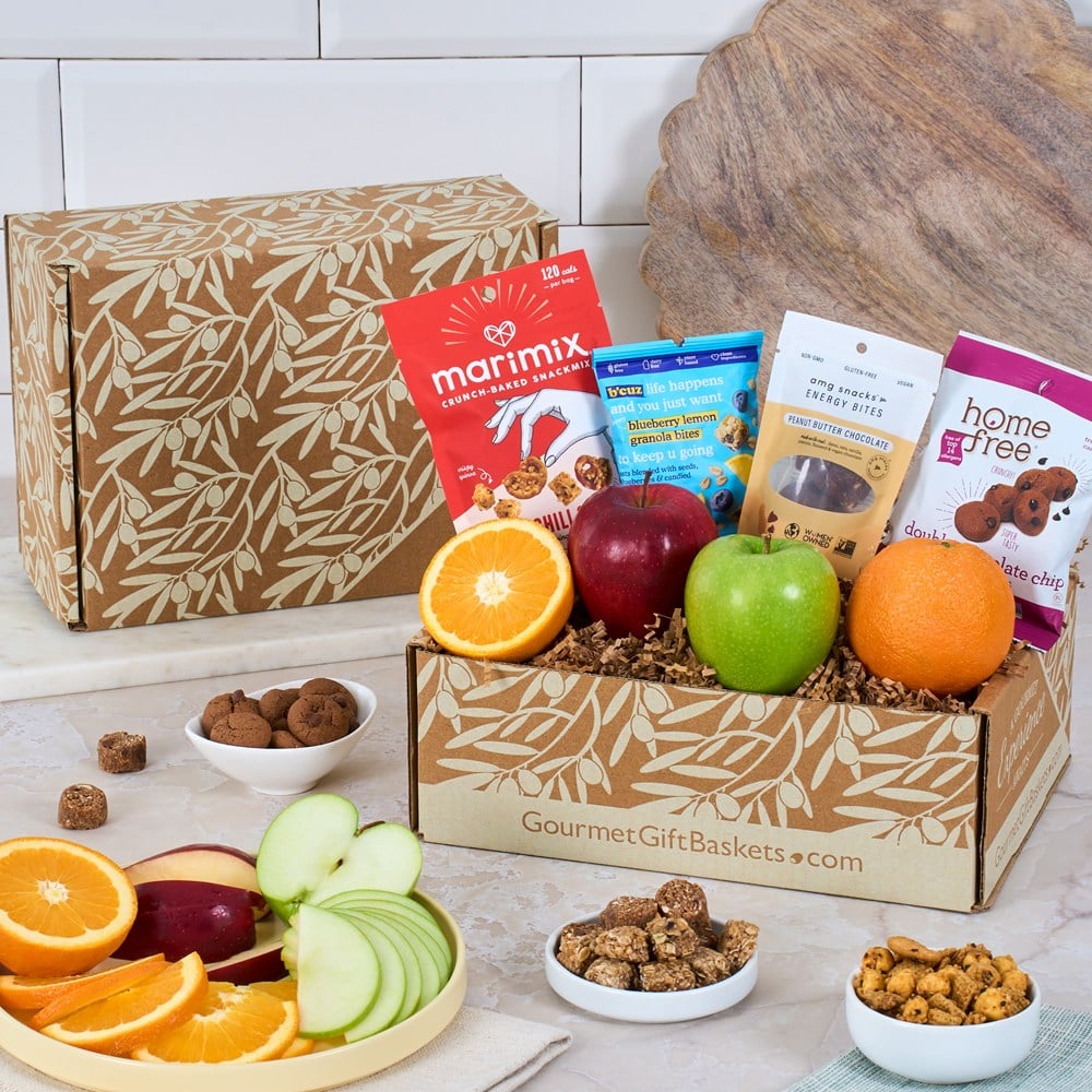 Fresh & Gluten-Free: Fruit and Snack Gift Box
