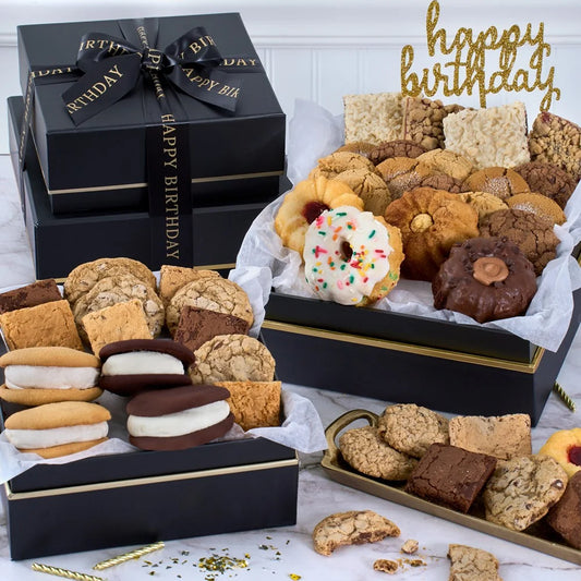 Happy Birthday Bakery Gift Tower