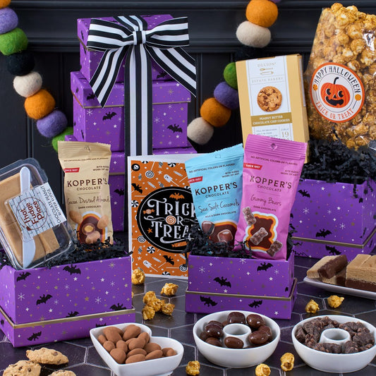 Haunted Halloween Gourmet Gift Tower
