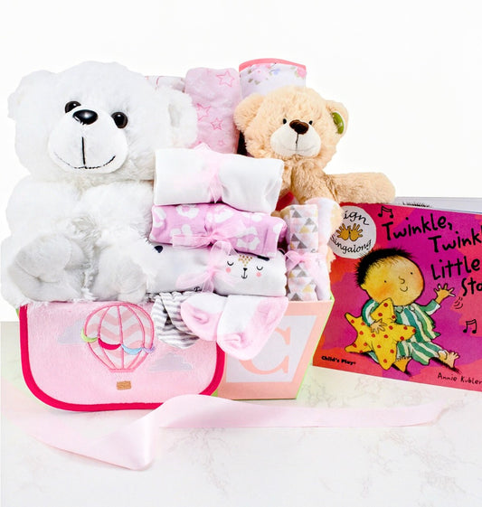 Twinkle, Twinkle: Baby Girl Gift Basket