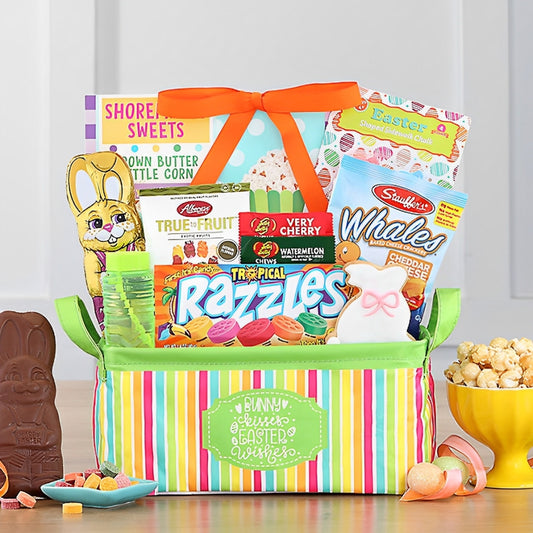 Bunny Kisses Tote: Easter Gift Basket