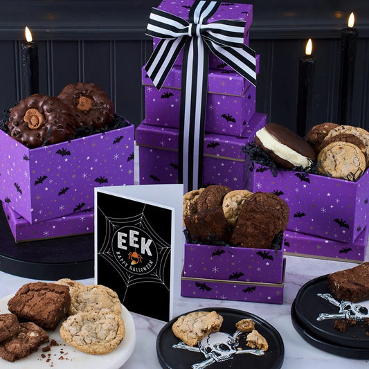 Happy Halloween Baked Goods Gift Tower