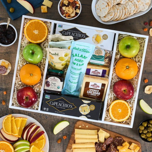 The Grazing Orchard: Fruit & Charcuterie Gift Crate