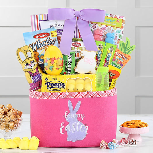Bunny Tails: Easter Gift Basket (Green)