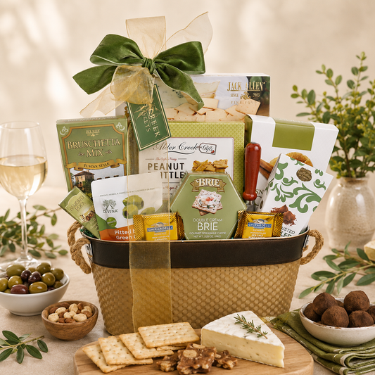 The Gourmet Table: Sweet & Savory Gift Basket
