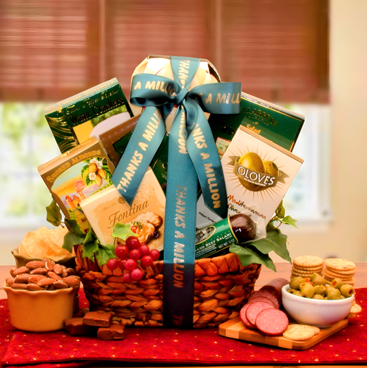 A Gourmet Thank You Gift Basket
