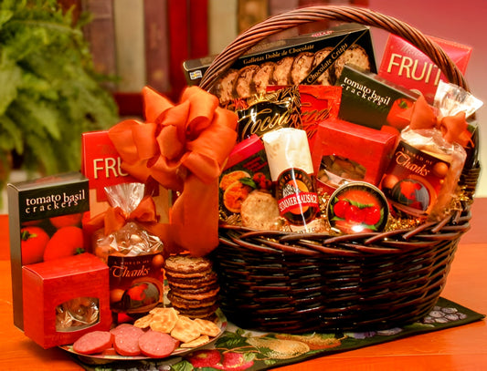 A Grand World Of Thanks Gourmet Gift Basket