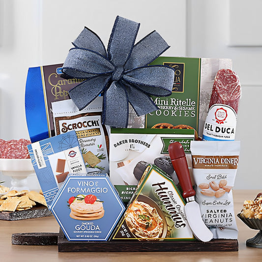 A Cut Above: Gourmet Meat & Cheese Gift Basket