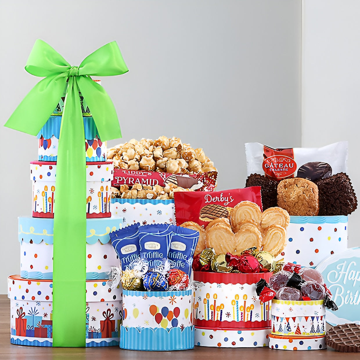 Make a Wish: Gourmet Birthday Gift Tower