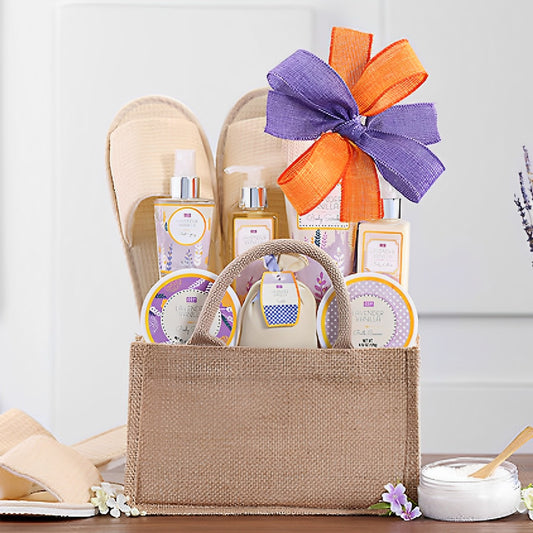 A Day Off: Lavender Vanilla Spa Gift Basket