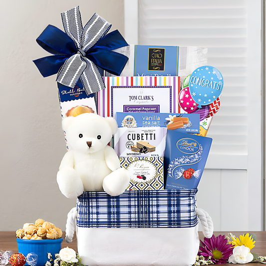 Bear Hugs: Congratulations Gift Basket