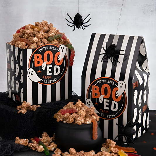 You've Been Boo'd Worms in Dirt Chocolate Popcorn Box