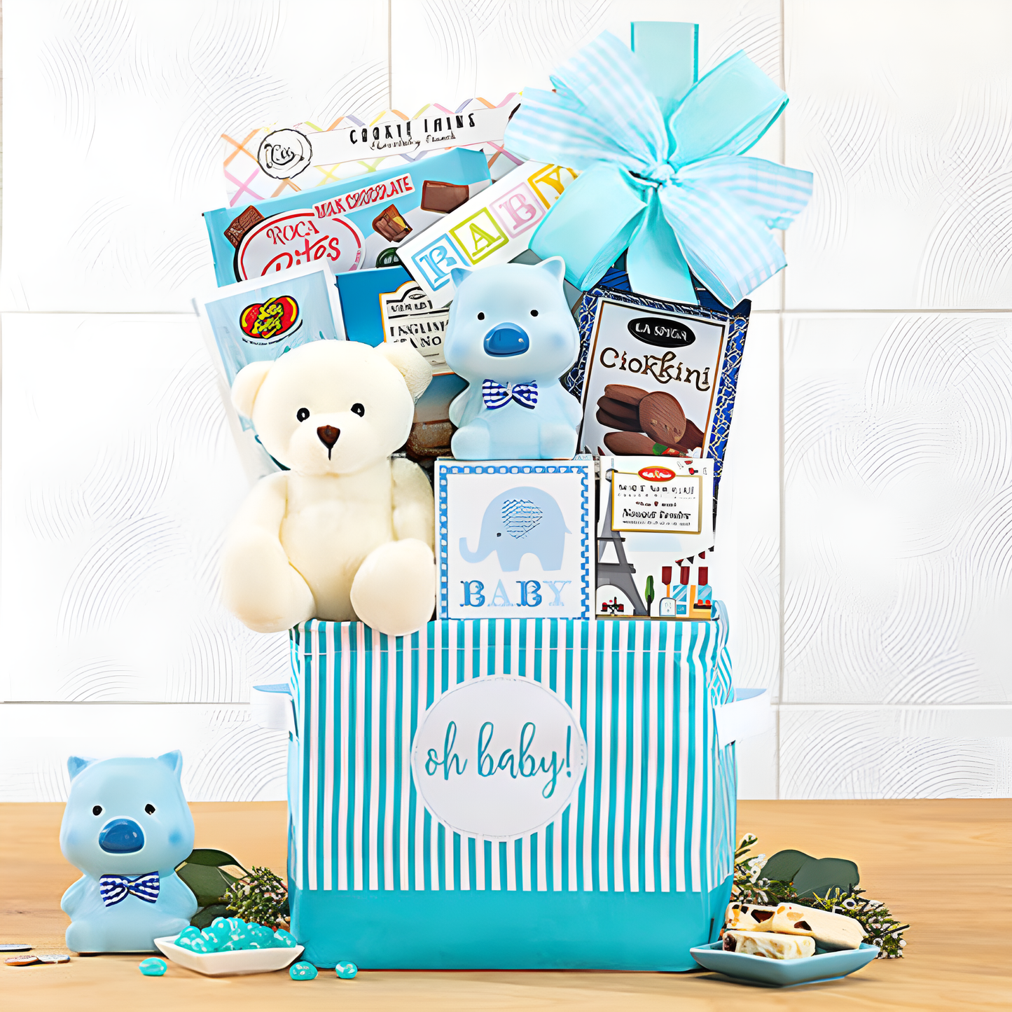 Oh Baby: Baby Boy Gift Basket