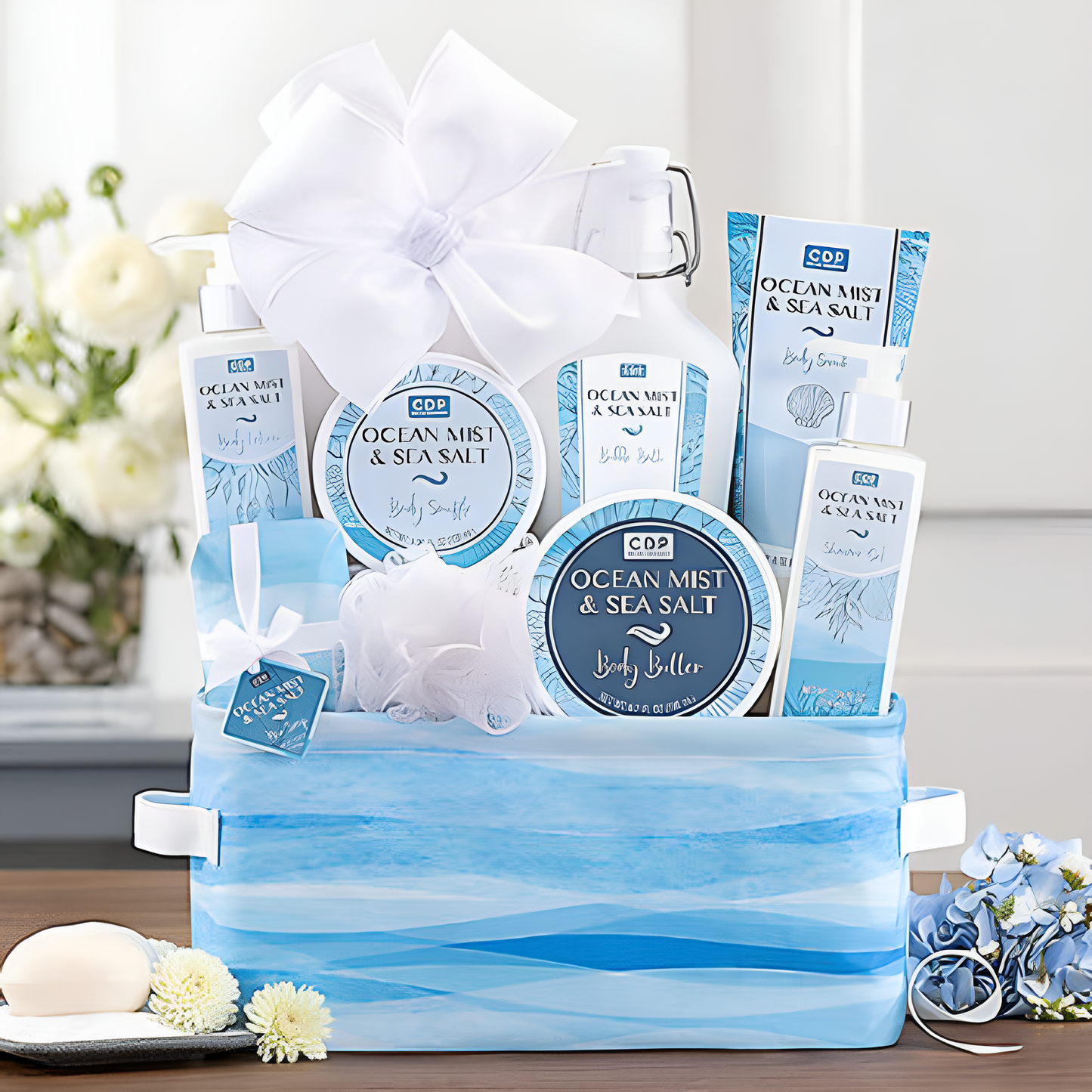 Relax & Enjoy: Ocean Mist & Sea Salt Spa Gift Basket