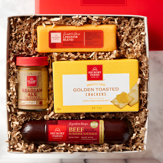 Savory Sampler Delight: Cheese Gift Box