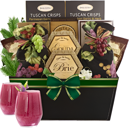 Vineyard Gourmet Wine-Themed Holiday Gift