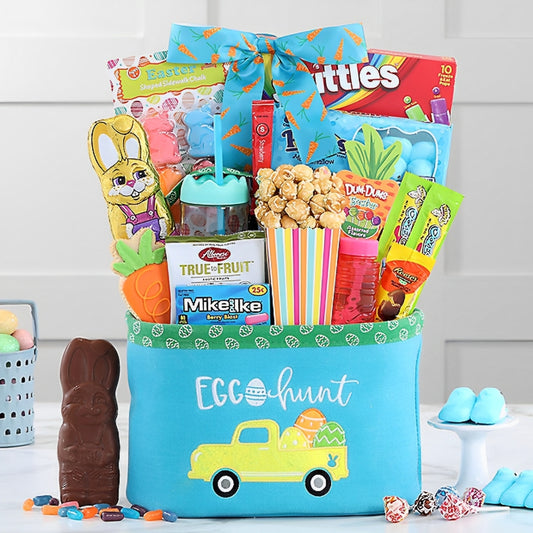 Egg Hunt Sweets: Easter Gift Basket