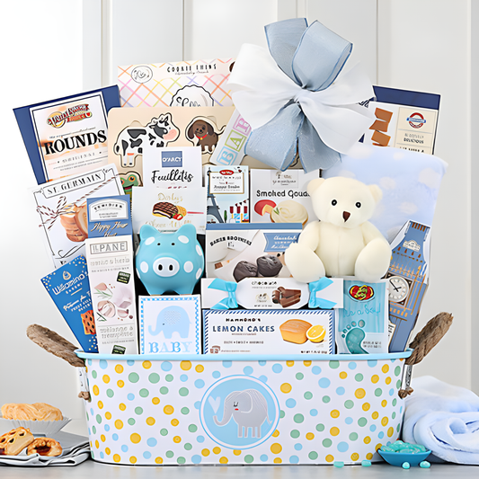 Ultimate Baby: Baby Boy Gift Basket