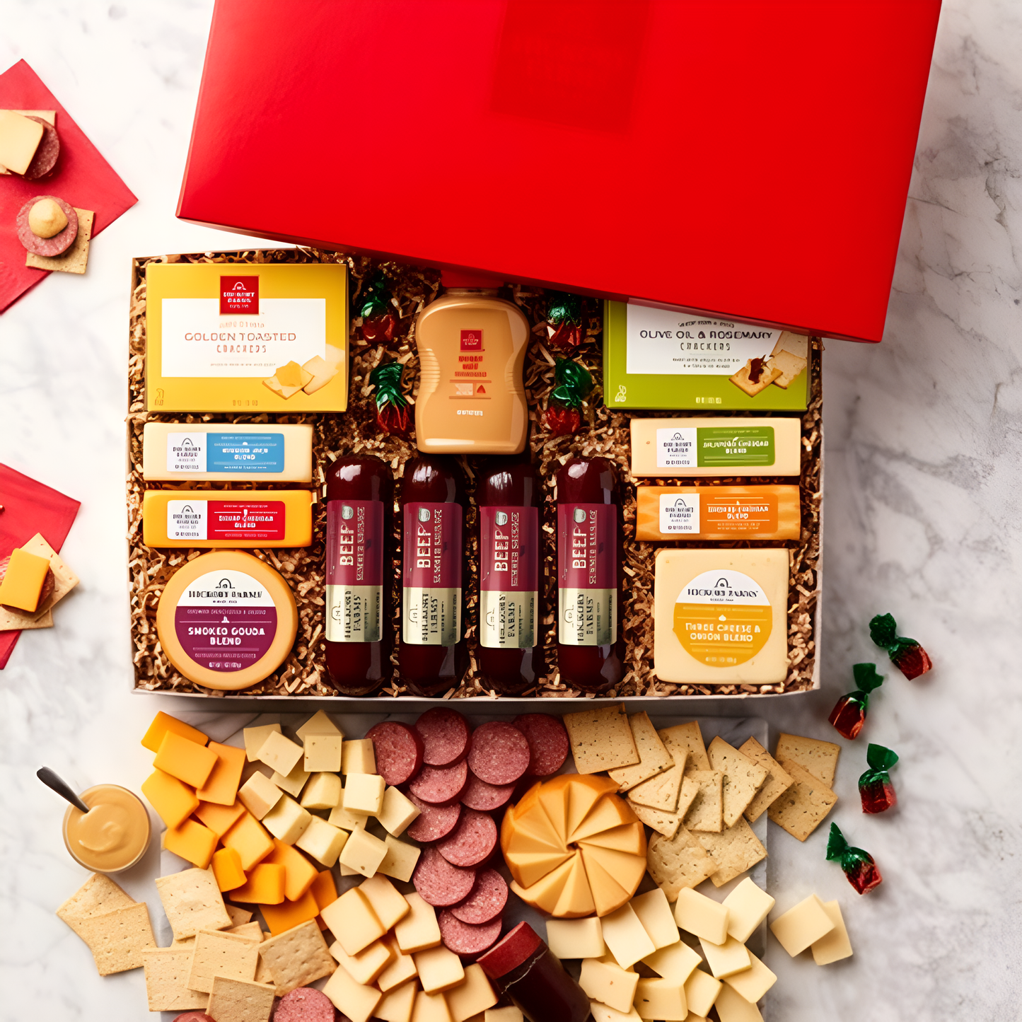 Ultimate Spread: Meat & Cheese Gift Box